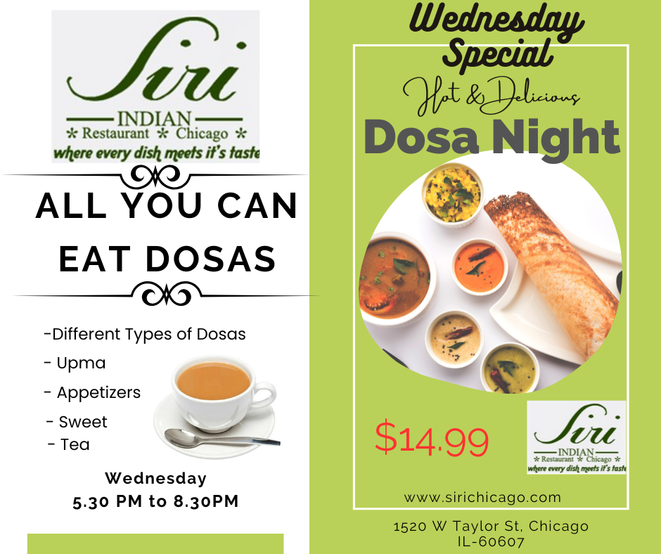 Siri Indian Restaurant Menu - Image 1